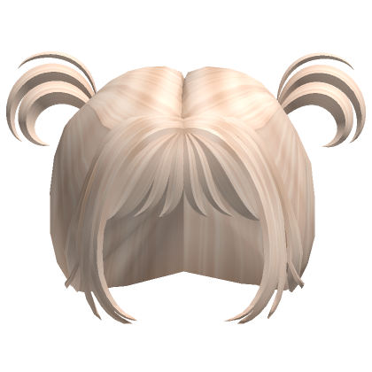 Short Curly Pigtails Blonde Roblox