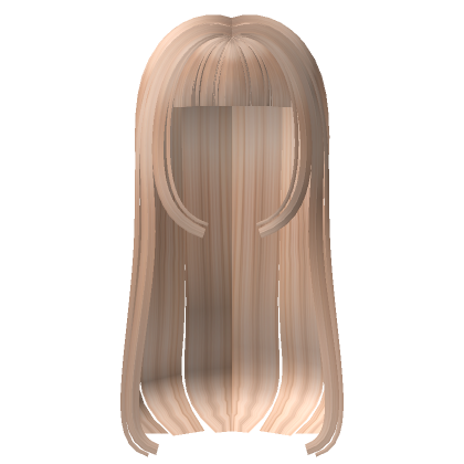 Blonde Straight Hime Cut Roblox