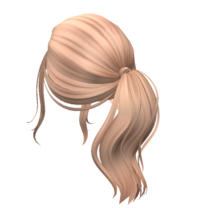 Messy Ponytail Blonde Roblox Item Rolimon S