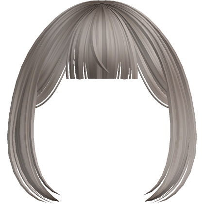 Messy Hime Cut Anime Bangs Ash Blonde Roblox