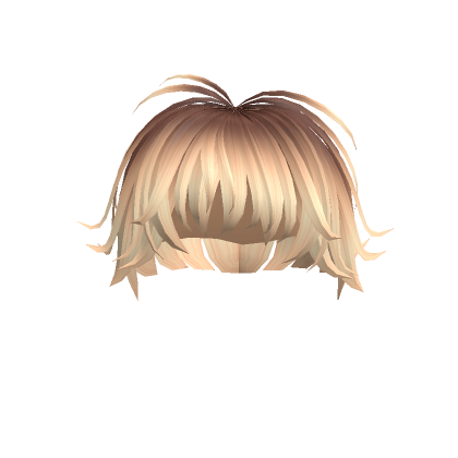 Brown To Blonde Messy Short Hair Roblox