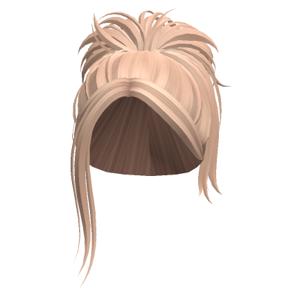 Preppy Loose Messy Sleepy Bun Blonde Roblox