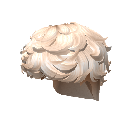 Short Curly Undercut In Warm Blonde Roblox