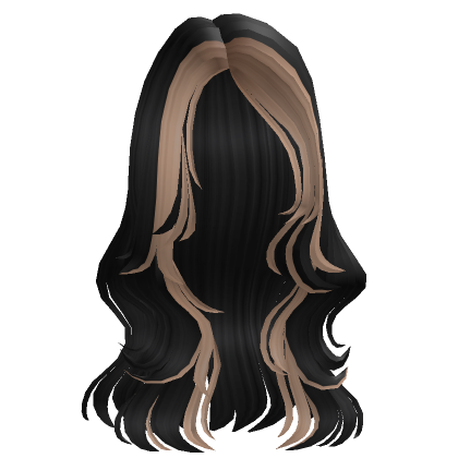 Ayesha Side Part In Split Black Blonde Roblox