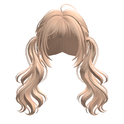 Blonde Low Pigtails Roblox