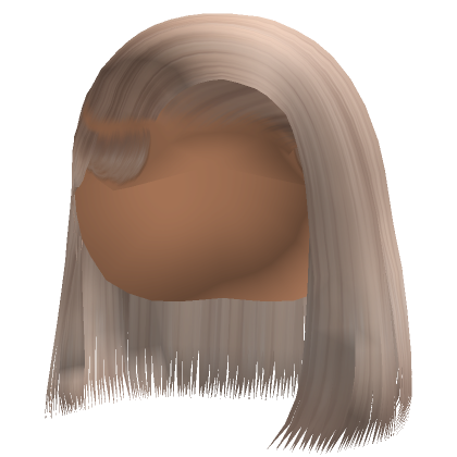 Short Side Part Bob In Blonde Platinum Roblox