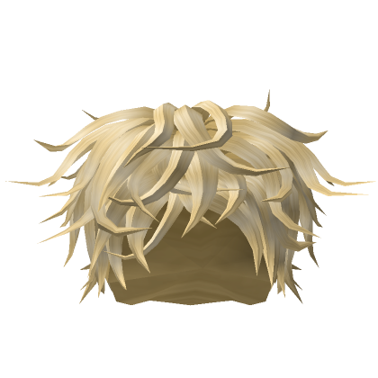 Blonde Fluffy Messy Hair Roblox