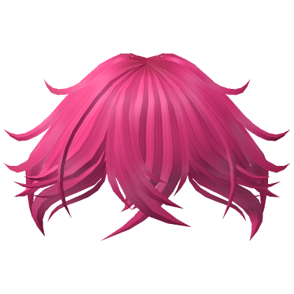 Messy Fluffy Bangs In Hot Pink Roblox
