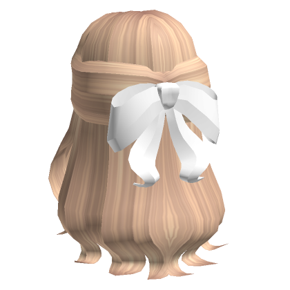 Brushed Flows W Ribbon Blonde Roblox