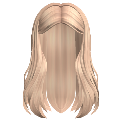 Tucked Long Flowy Hair Blonde Roblox