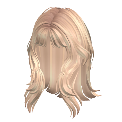Wolfcut Hair In Blonde Roblox