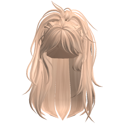 Natural Messy Ponytail Blonde Roblox Item Rolimon S