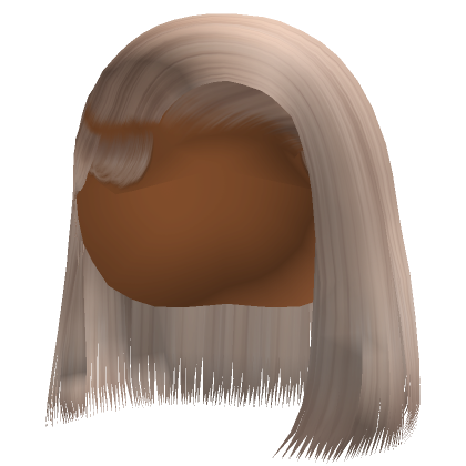 Short Side Part Bob In Blonde Platinum Roblox