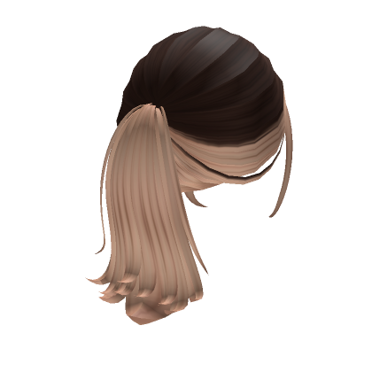 Swooped Ponytail Brown To Blonde Roblox Item Rolimon S