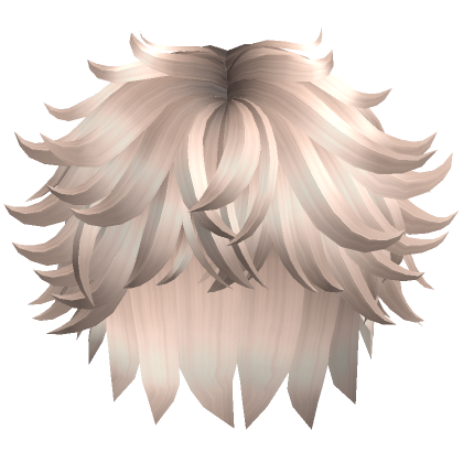 Fluffy Platinum Blonde Hair Roblox