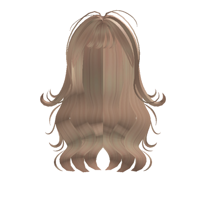 Messy Y2K Wavy Cute Popstar Hair Blonde Roblox