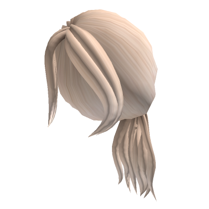 Blonde Ponytail Girl Hair Roblox