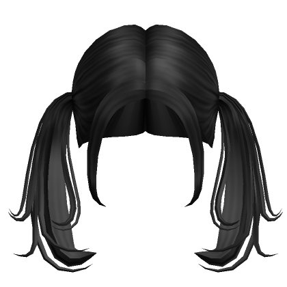 Kawaii Pigtails In Black S Code Price RblxTrade