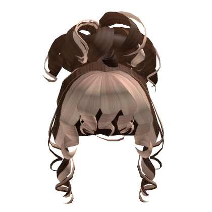 Curly Locks Updo In Brown Blonde Roblox