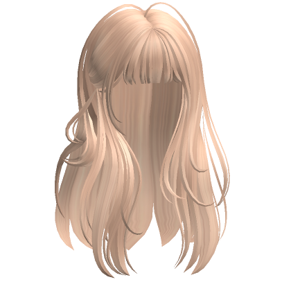 Soft Long Straight Hair Blonde Roblox