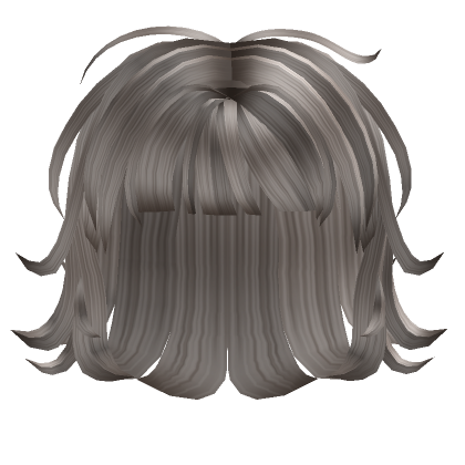 Short Ash Blonde Messy Shaggy Hairstyle Roblox