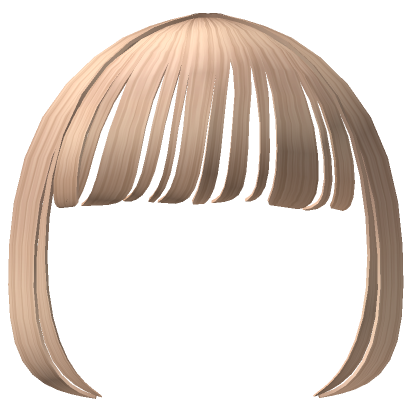 Thin Straight Bangs In Blonde Roblox