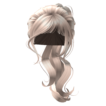 Swoopty Wavy High Ponytail Platinum Blonde Roblox