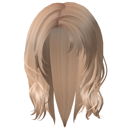 Messy Layered Wolf Cut Mullet Blonde Roblox