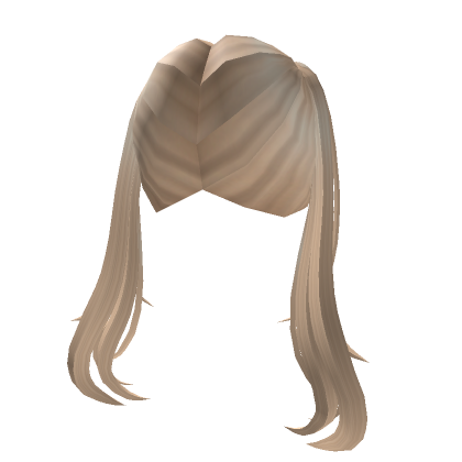 Kawaii Long Blonde Wavy Pigtail Base Roblox Item Rolimon S