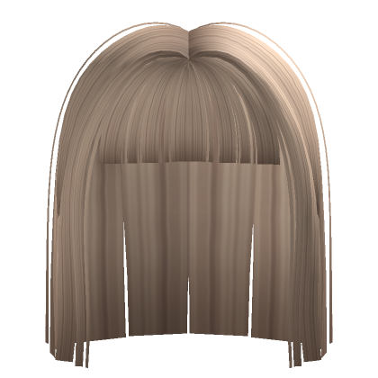 Blonde Short Straight Hair W Bangs Roblox