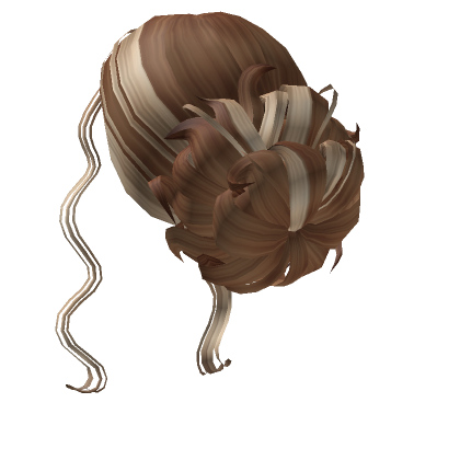 Low Elegant Bun In Light Brown Blonde Roblox