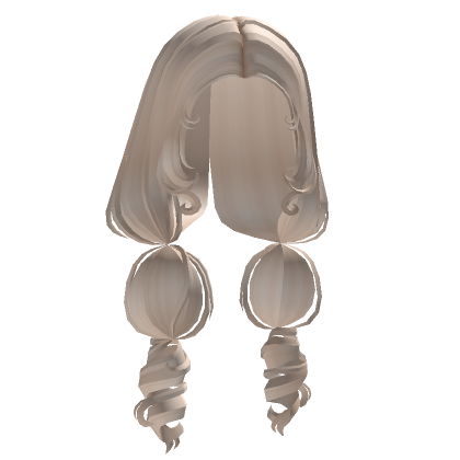 Darling Bubble Pigtails In Light Blonde Roblox