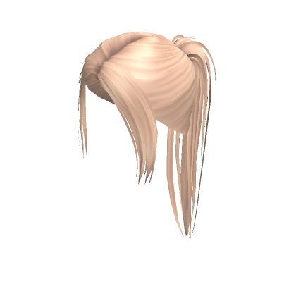 Grunge Messy Ponytail In Blonde S Code Price Rblxtrade