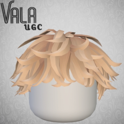 Blonde Messy Hair Roblox Item Rolimon S