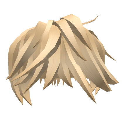 Blonde Messy Hair Roblox