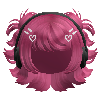 Cute Mini Buns W Y2K Headphones Hot Pink Roblox