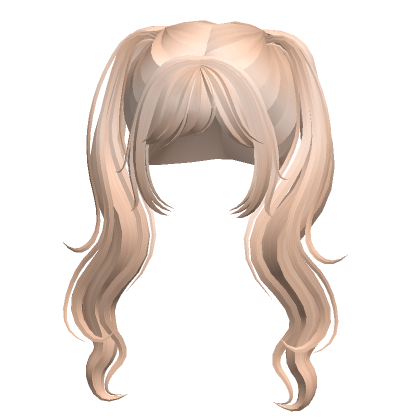 Long Flowy Wavy Ponytails Blonde Roblox