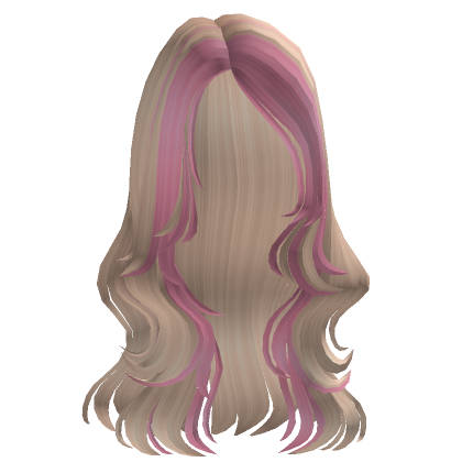 Ayesha Side Part In Pink Blonde Roblox