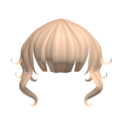 Curly Bangs Blonde Roblox Item Rolimon S