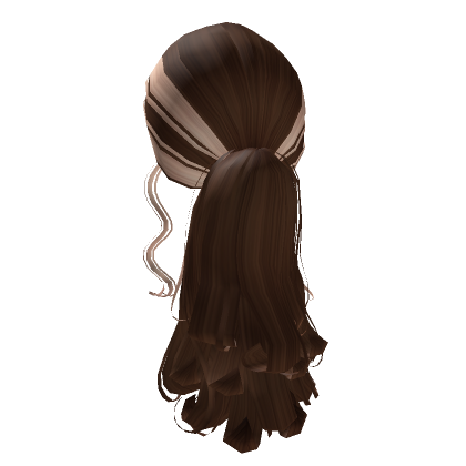 Low Layered Ponytail In Brown Blonde Roblox
