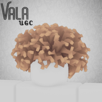 Curly Blonde Afro Hair Roblox Item Rolimon S