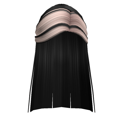 Two Tone Cute Side Swoop Black Blonde Roblox Item Rolimon S