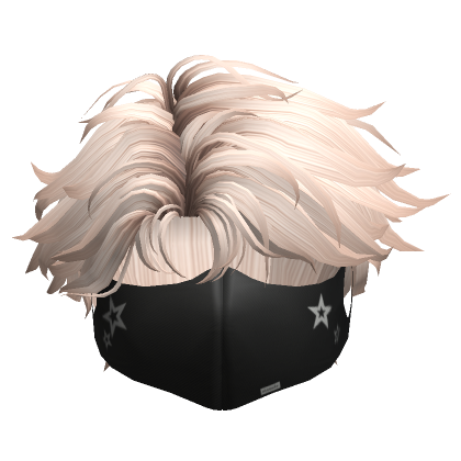 Stylish Short Hair W Mask In Platinum Blonde Roblox