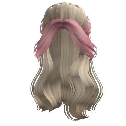 Beauty Queen Styled Hair In Blonde Pink Roblox