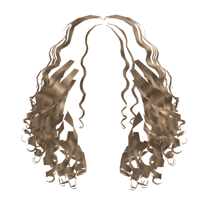 Curly Extensions Blonde Roblox