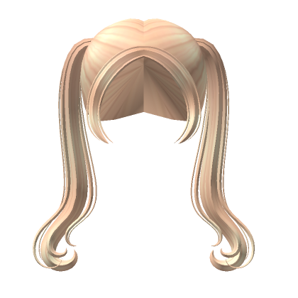 ୨୧ Kawaii High Anime Pigtails in Blonde Roblox Item Rolimon s