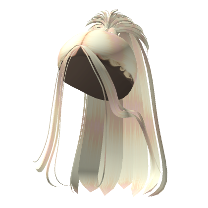 Y K Spiky Elegant With Ponytail Hair On Blonde Roblox
