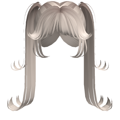 Platinum Blonde Wispy Layered Fairy Pigtails Hime Roblox Item Rolimon S
