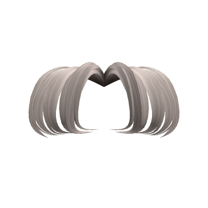 Arched Anime Bangs In Ash Blonde Roblox