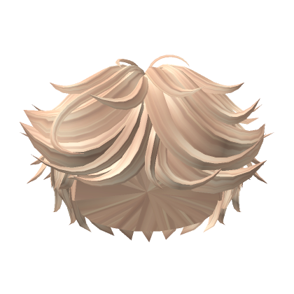 Classic Messy Fluffy Boy Hair Blonde Roblox